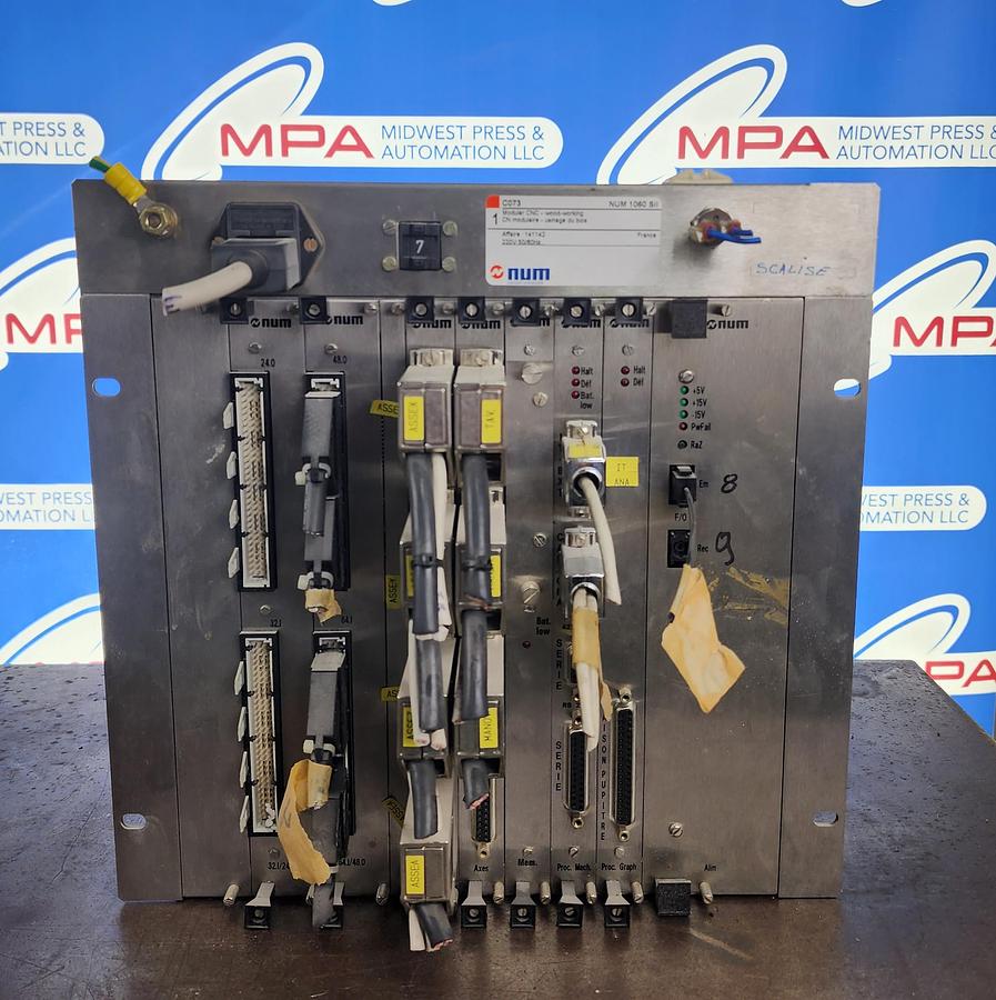 Used NUM 0224203603k C073 NUM 1060 SII Modular CNC - Wood-Working 