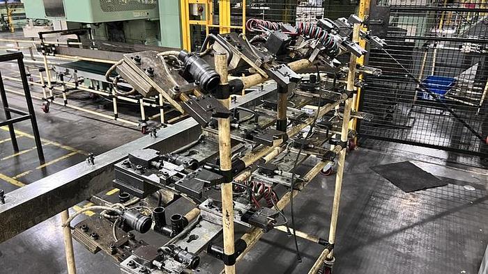 Used 330 TON AIDA MODEL DSF-N2-3000 SERVO STRAIGHT SIDE SINGLE CRANK PRESS