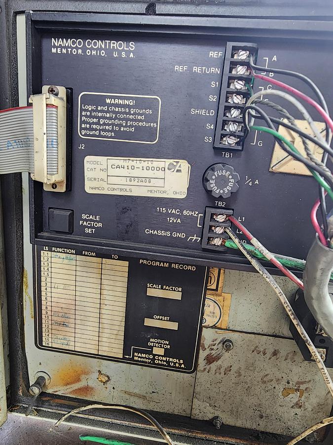 Used Namco CA410-10000 Mark VII off 300 Ton Minster