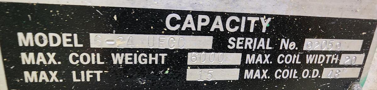 Used 20" x 6,000 LB PERFECTO FEED LINE