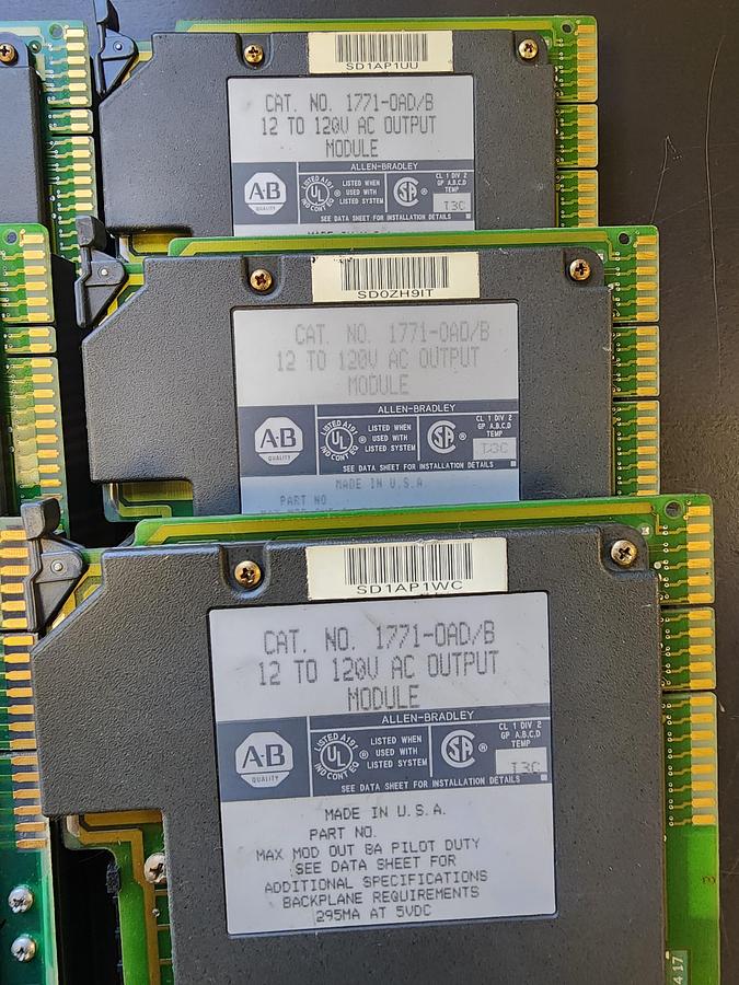 Used Allen-Bradley Bulletin 1771 Modules Lot *Lot of 13 Modules*