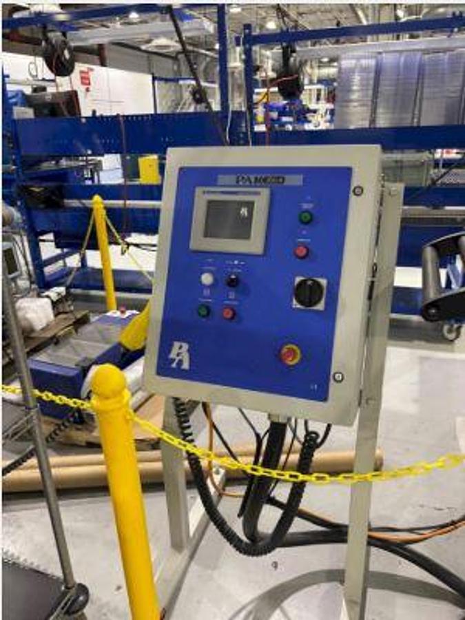 Used 12" x .125" x 4,500 LB P/A INDUSTRIES SERVO COIL FEED LINE