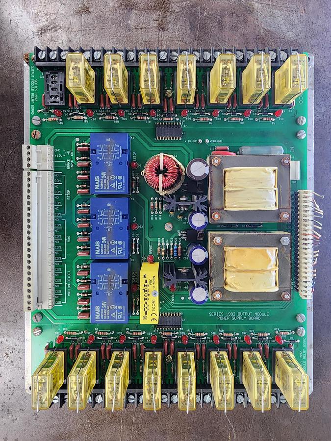 Used Gemco Series 1992 Output Module Relay Board