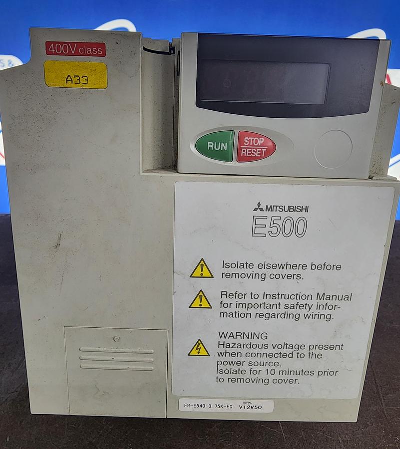 Used Mitsubishi FR-E540-0. 75K-EC E500 Inverter