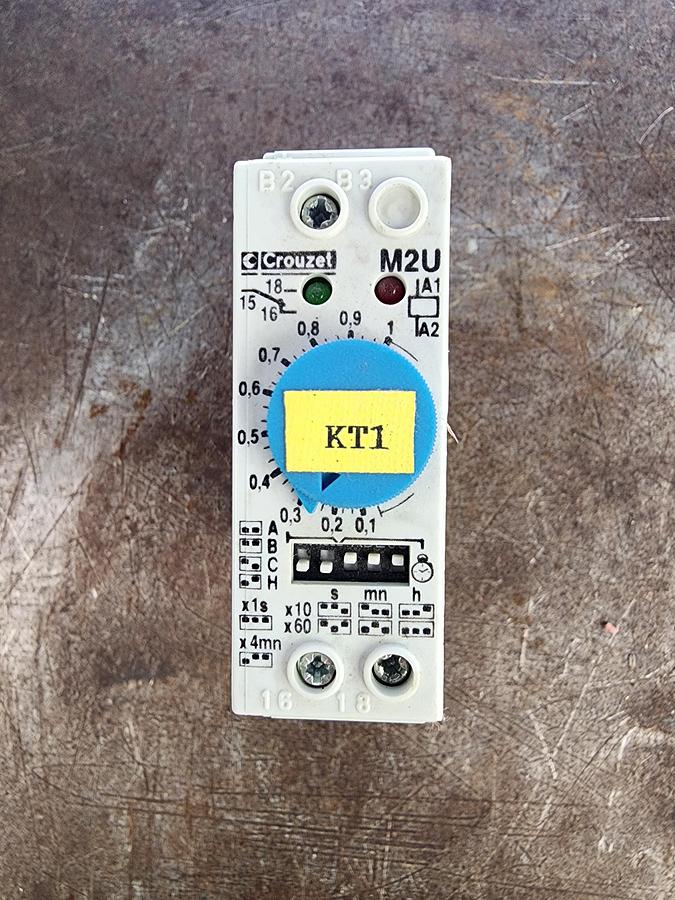 Used Crouzet M2U Time Delay Relay