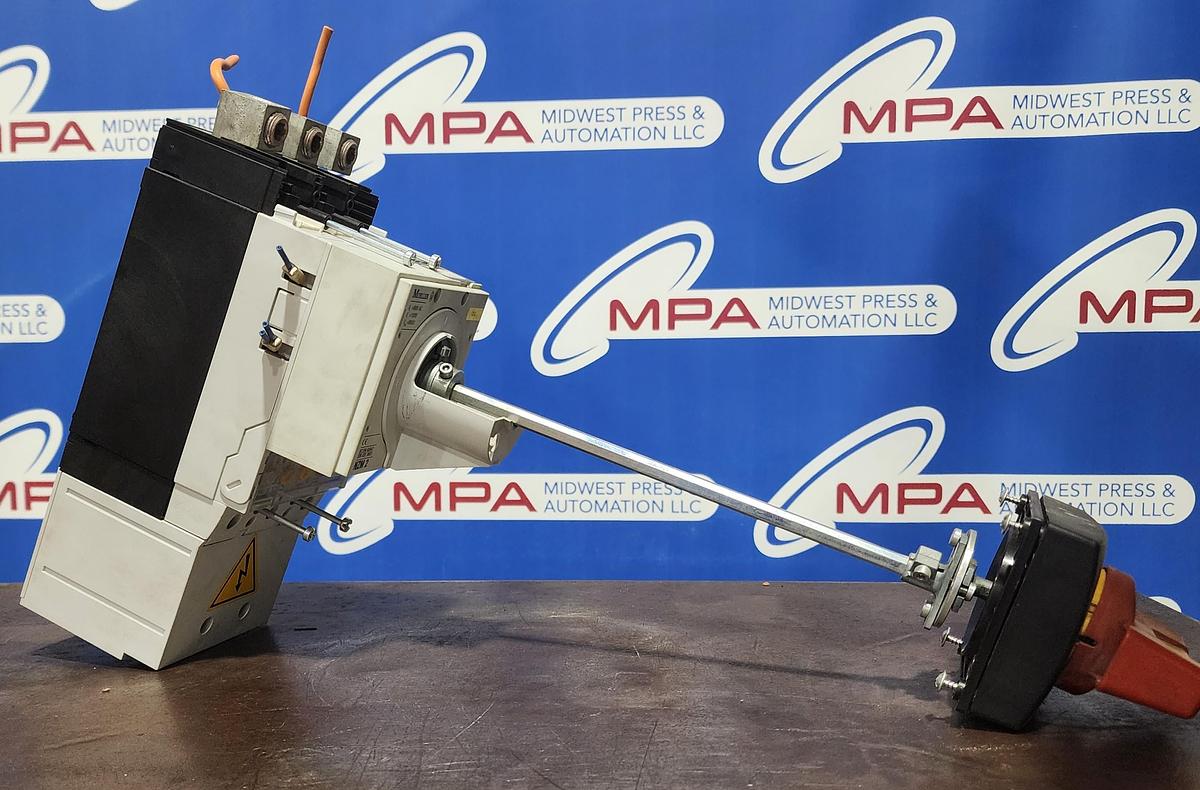 Used Moeller NZM2 3P 250A Breaker / Rotary Switch