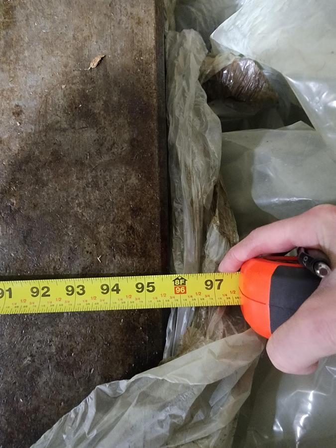 Used 96" x 48" x 6" Bolster Plate