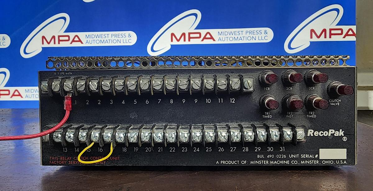 Used Minster 490-0226 RecoPak