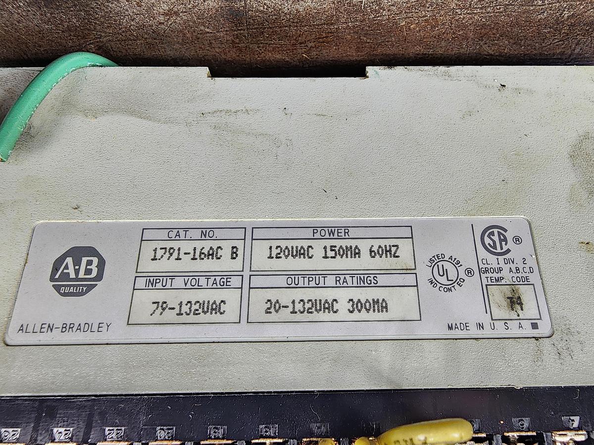 Used Allen-Bradley 1791-16AC I/O Module