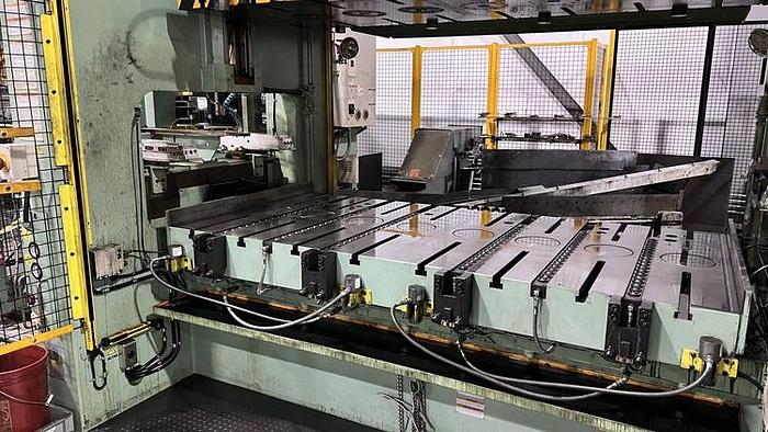 Used 330 TON AIDA MODEL DSF-N2-3000 SERVO STRAIGHT SIDE SINGLE CRANK PRESS