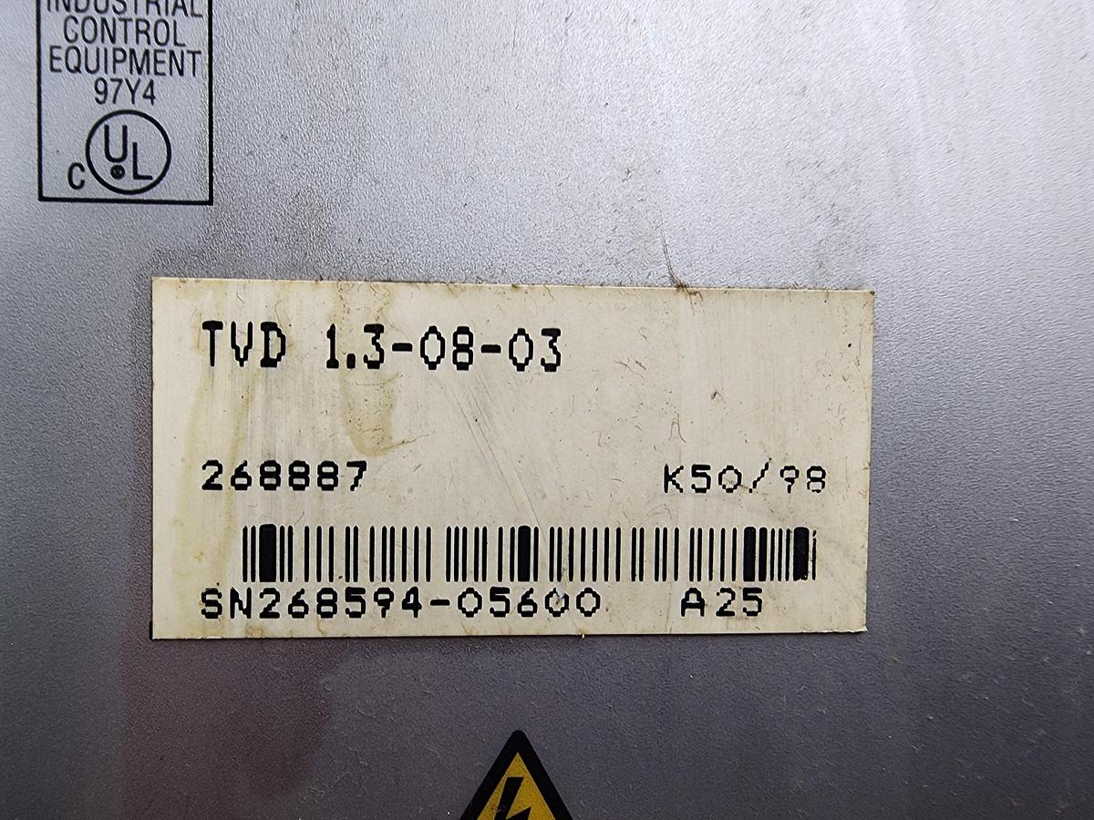 Used Indramat TVD1.3-08-03 AC Servo Power Supply TVD 1.3-08-03