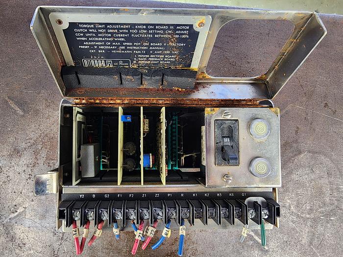 Used Minster SCRB-58 Cycle-Mite SCR Eddy Current Clutch Control