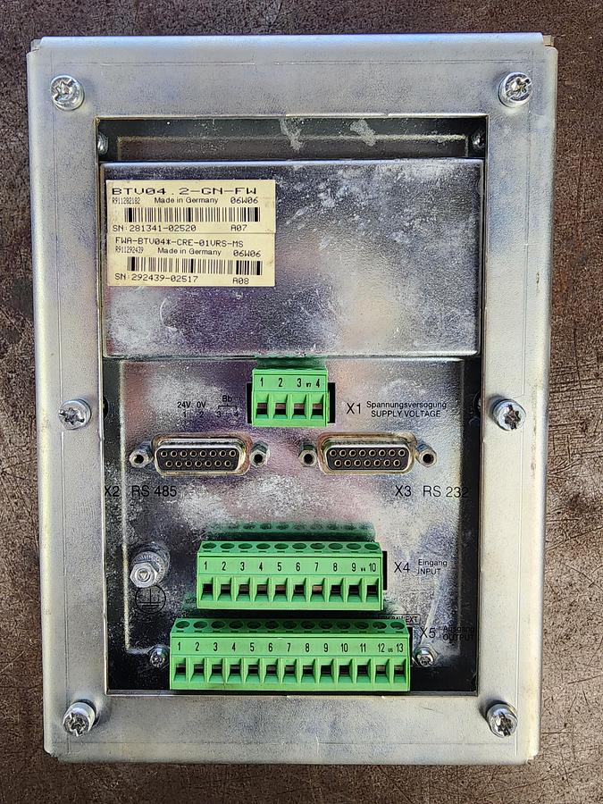 Used Indramat BTV04.2-GN-FW / FWA-BTV048-CRE-01VRS-MS System 200 BTV04