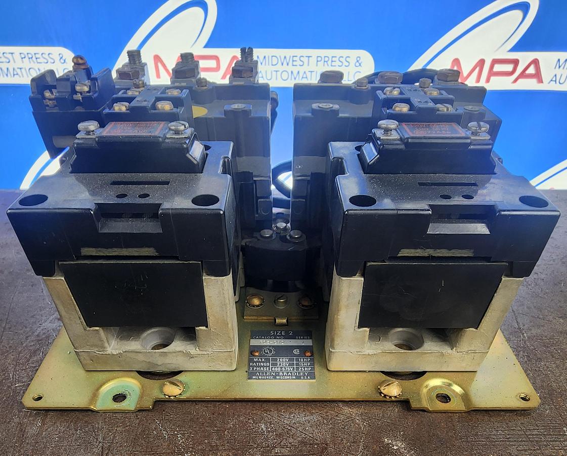 Used Allen-Bradley 705-CAD Size 2 Reversing Starter