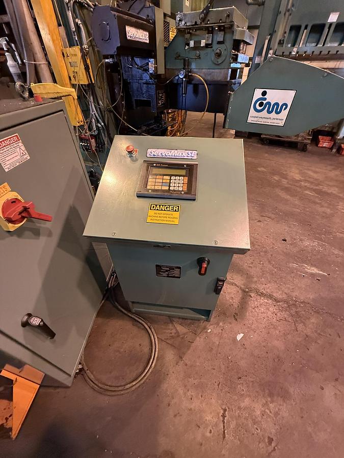 Used 200 TON MINSTER MODEL P2-200-50-44 STRAIGHT SIDE PRESS