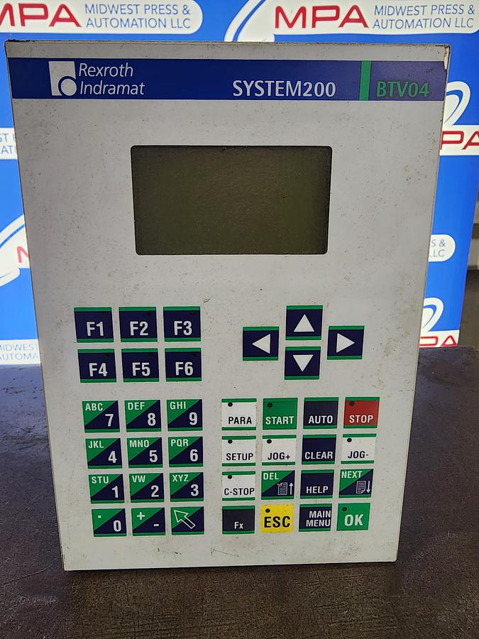 Used Rexroth Indramat System 200 BTV04.2GN-FW BTV04 / FWA-BTV04*-CRE-01VRS-MS