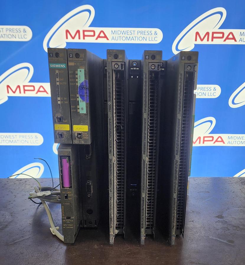 Used Siemens 407-0DA02-0AA0 / 414-2XK05-0AB0 / 431-1KF00-0AB0 / 421-1BL01-0AA0 PLC