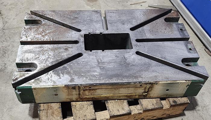 Used Bolster Plate off Minster # 5 / 29" x 18" x 4.5"