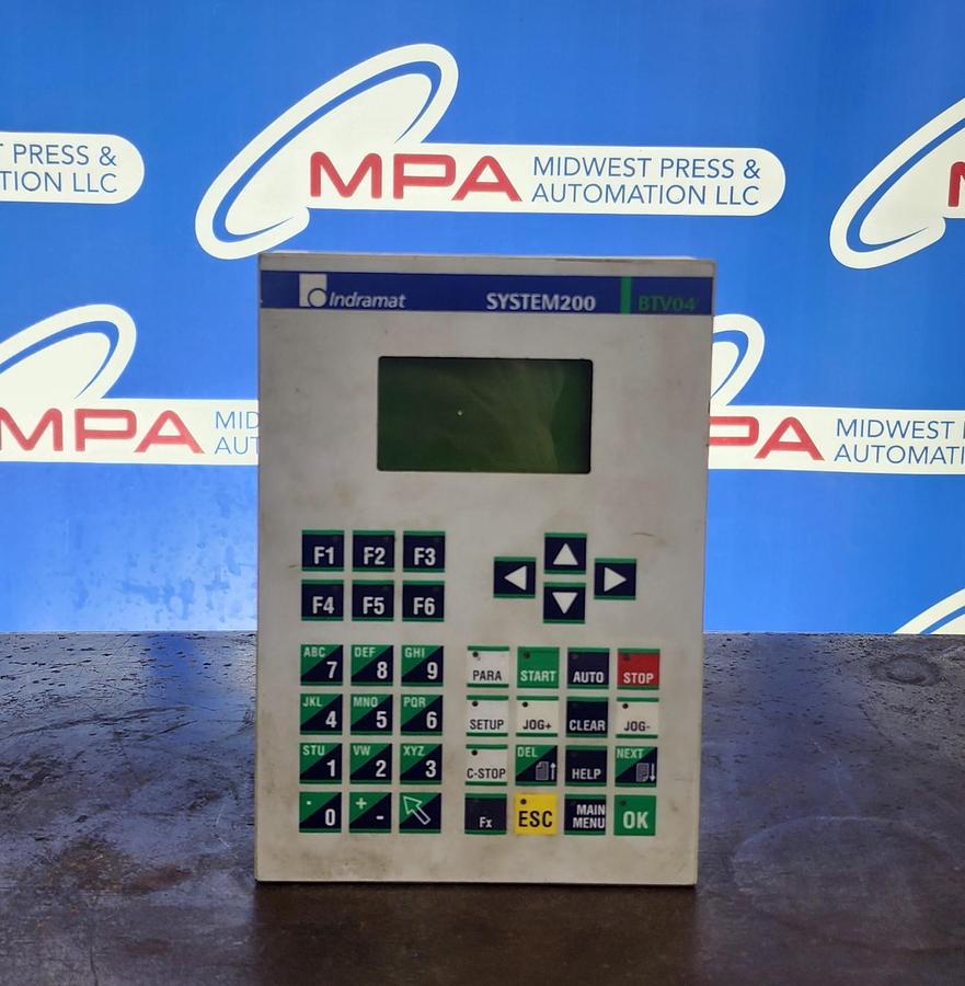 Used Indramat BTV04.2-GN-FW / FWA-BTV048-CRE-01VRS-MS System 200 BTV04