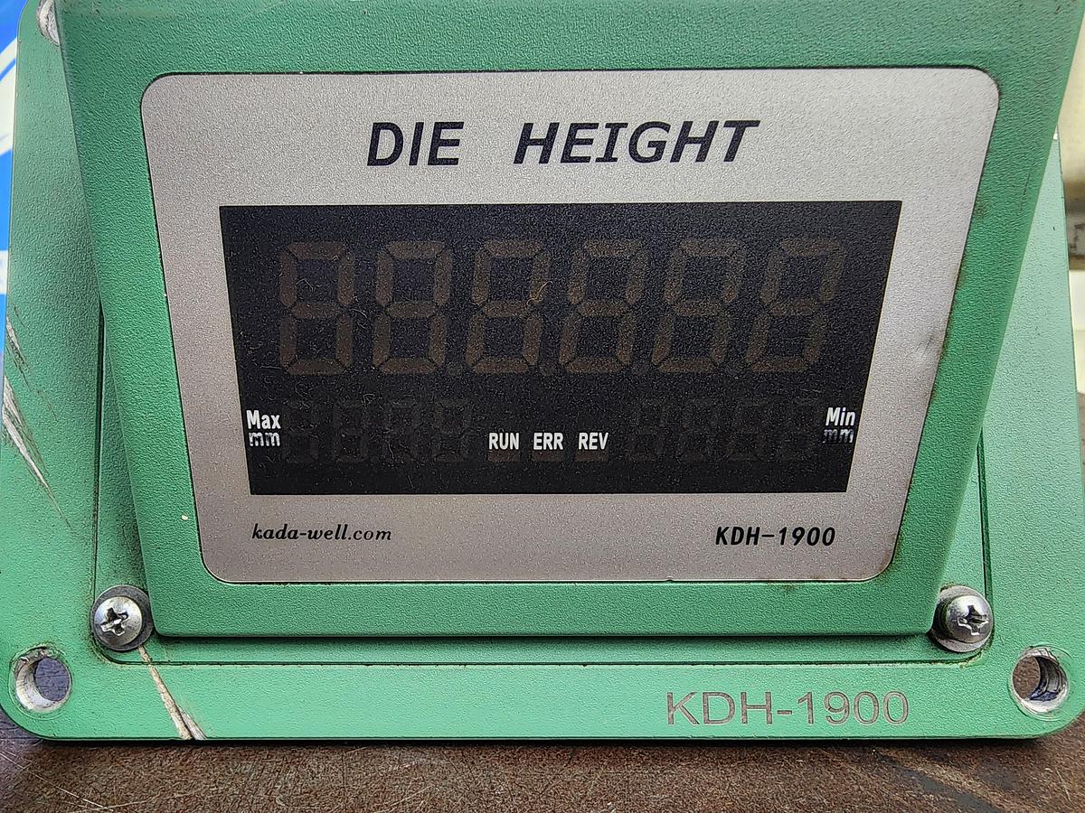 Used Kada-Well KDH-1900-F1270-D-1-2 KDH-1900 Die Height Meter