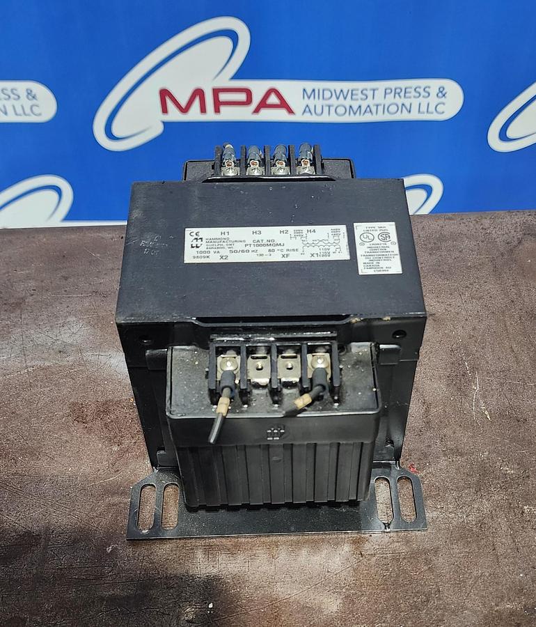 Used Hammond Manufacturing PT1000MQMJ 1000 VA 50/60 Hz Transformer