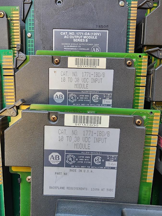 Used Allen-Bradley Bulletin 1771 Modules Lot *Lot of 13 Modules*