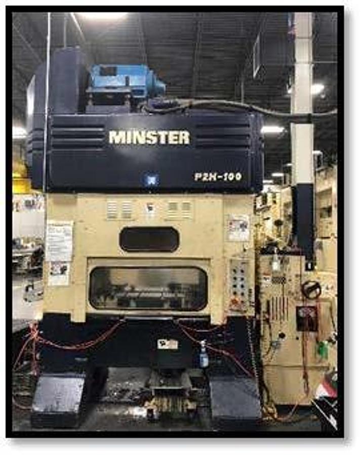 Used MINSTER MODEL P2H-100 STRAIGHT SIDE PRESS