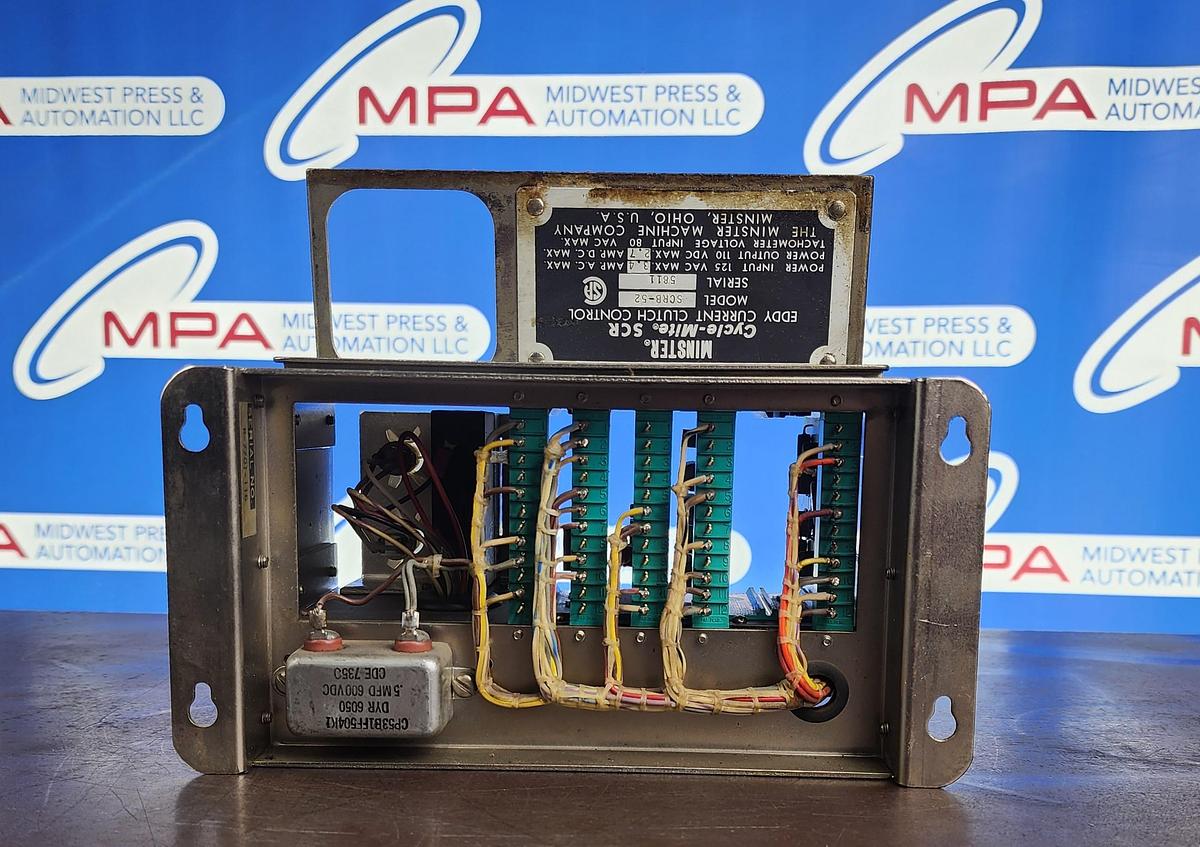 Used MINSTER SCRB-52 Eddy Current Clutch Control