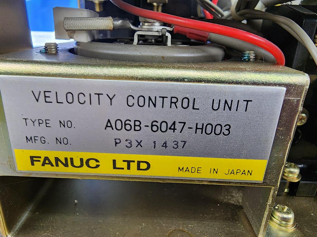 Used Fanuc A06B-6047-H003 / A20B-0009-0320/09D Velocity Control Unit