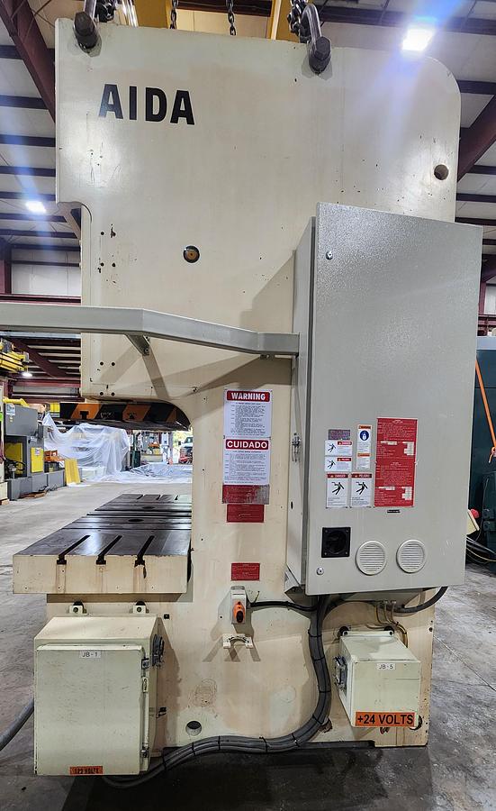 Used 121 TON AIDA MODEL NC2-1100(2)E GAP FRAME PRESS