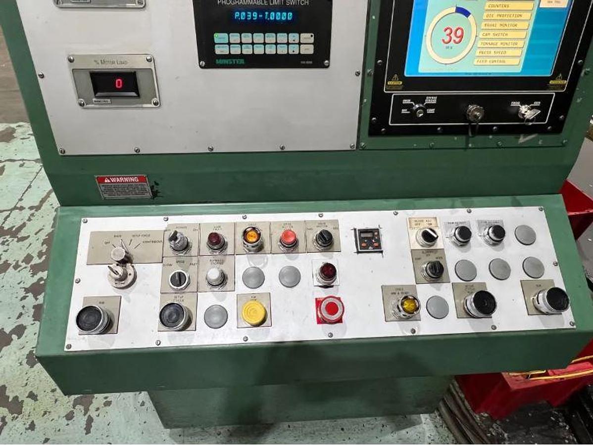 Used 200 TON MINSTER MODEL SC2-200-60-36 HEVI-STAMPER PRESS
