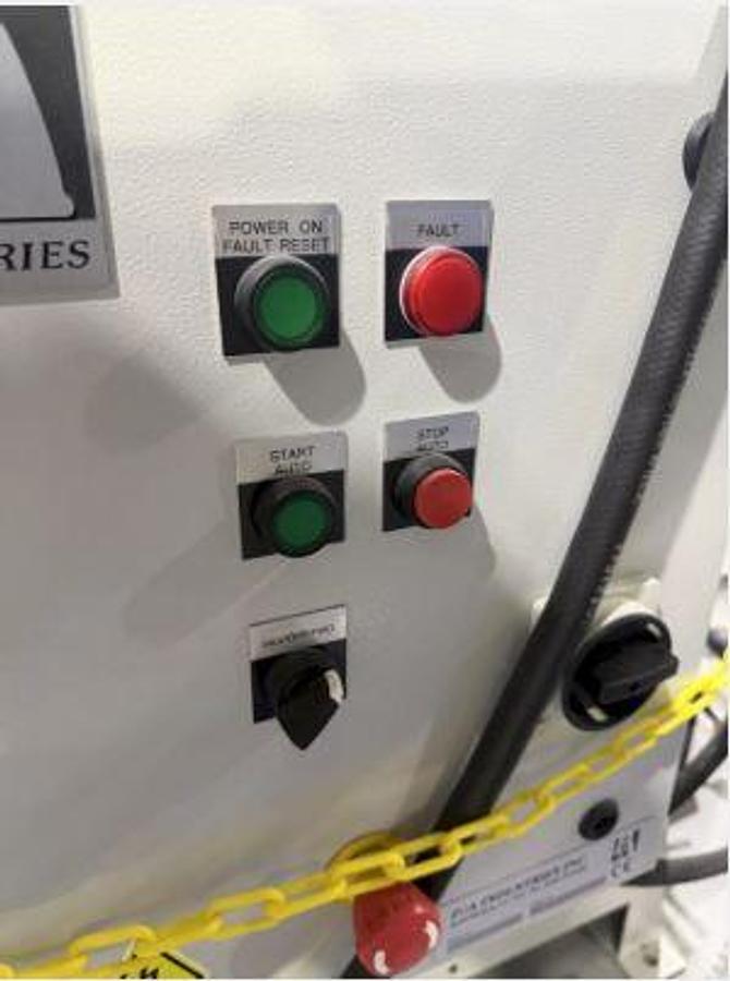 Used 12" x .125" x 4,500 LB P/A INDUSTRIES SERVO COIL FEED LINE