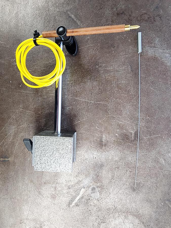 Die Sensor Assembly - Spring Probe Assembly with Spring 3/8 Tube Body with Magnetic Base Probe Holder