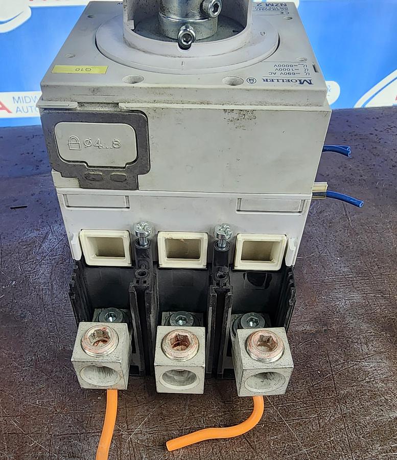 Used Moeller NZM2 3P 250A Breaker / Rotary Switch