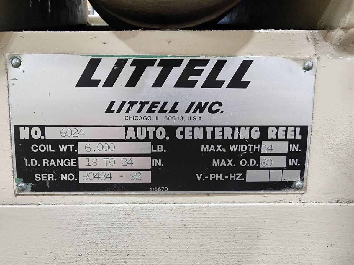 Used 6,000 LB LITTELL AUTO CENTERING REEL