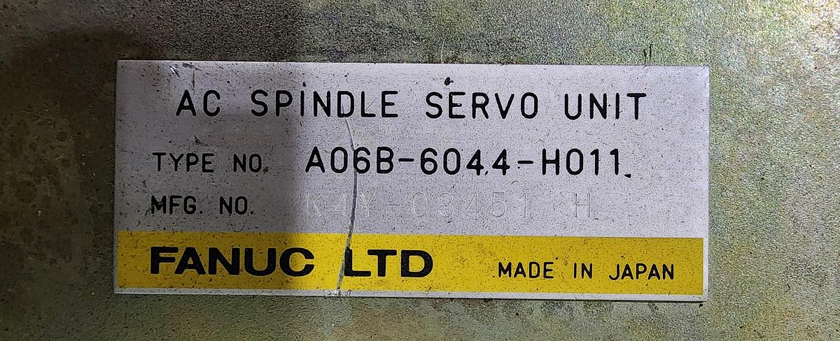 Used Fanuc A06B-6044-H011 A20B-0009-0532 AC Spindle Servo Motor