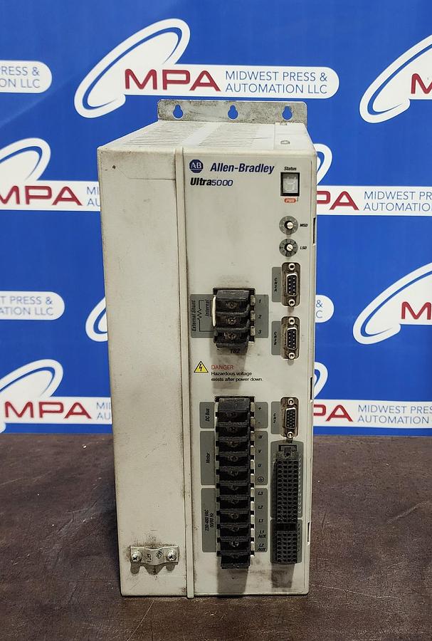 Used Allen-Bradley 2098-IPD-HV050 Ultra 5000 230/460 VAC 3 PH 50/60 Hz 196972
