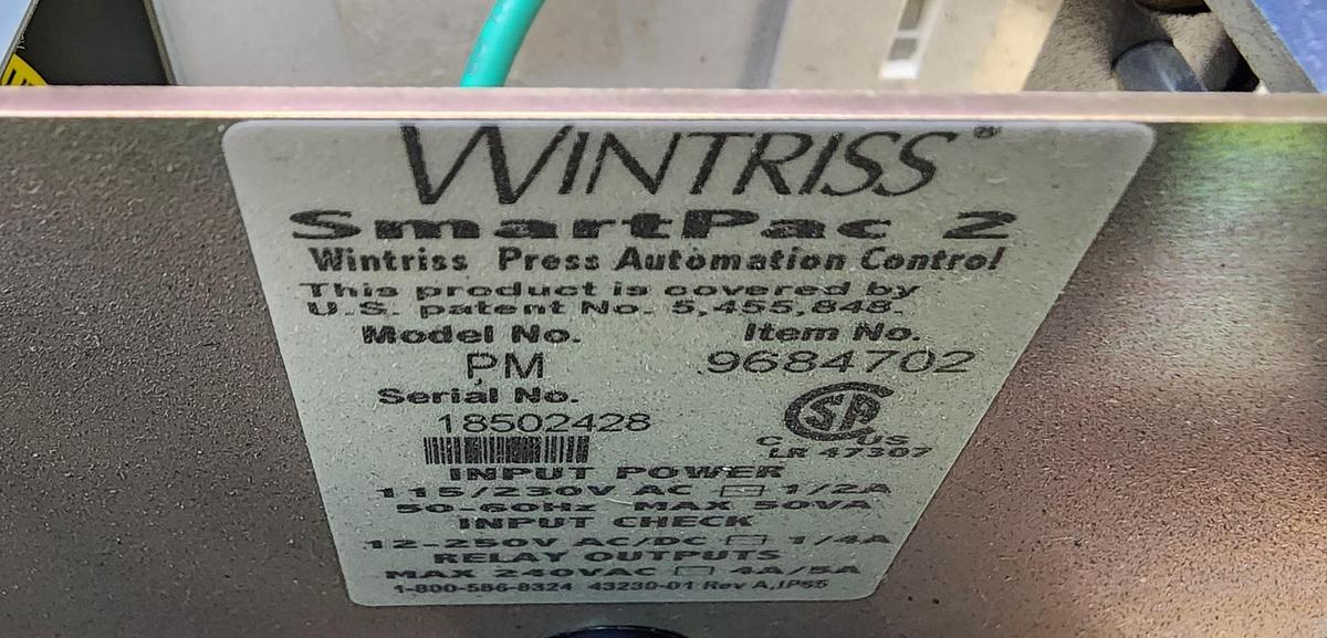 Used Wintriss Model: 9684702 / 43209 Panel Mount SmartPac 2 Servo