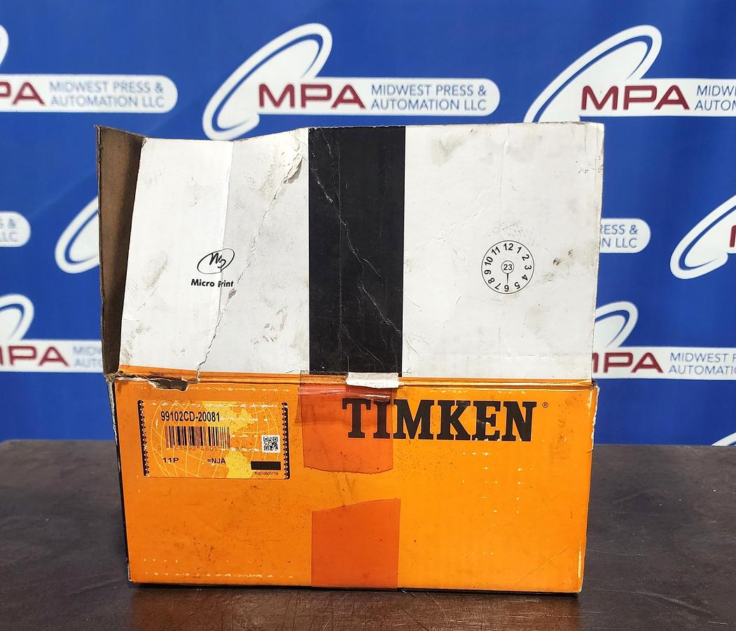 Used Timken 99102CD-20081 Tapered Roller Bearing Double Cup NEW Open Box