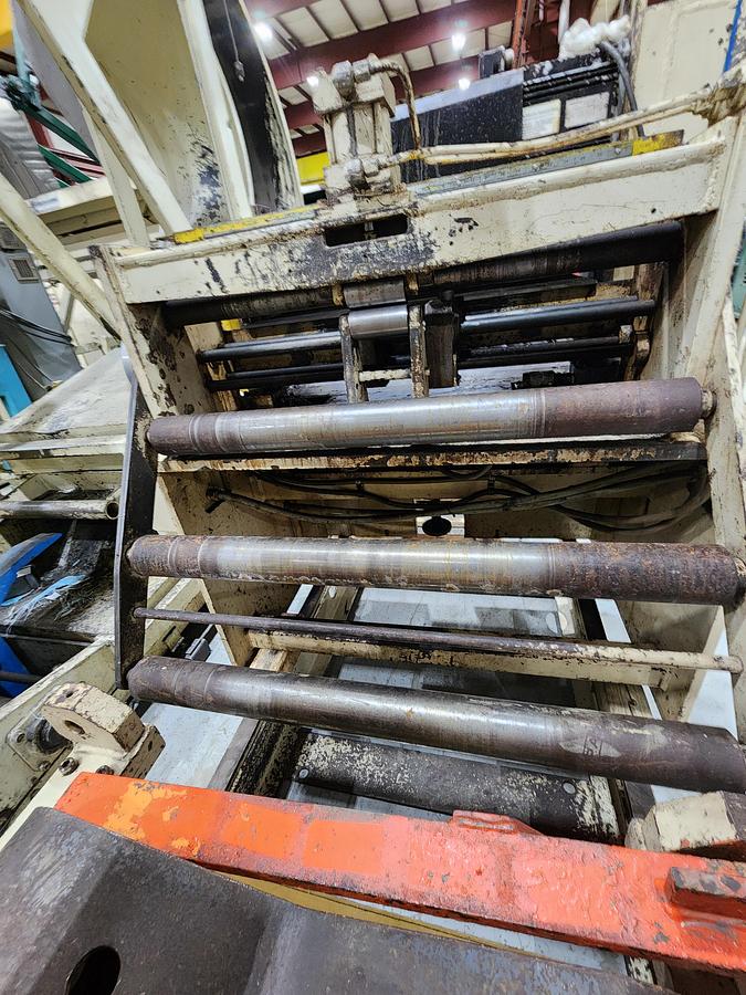 Used 15,000 LB x 30" WIDE PERFECTO COMPLETE COIL FEED LINE