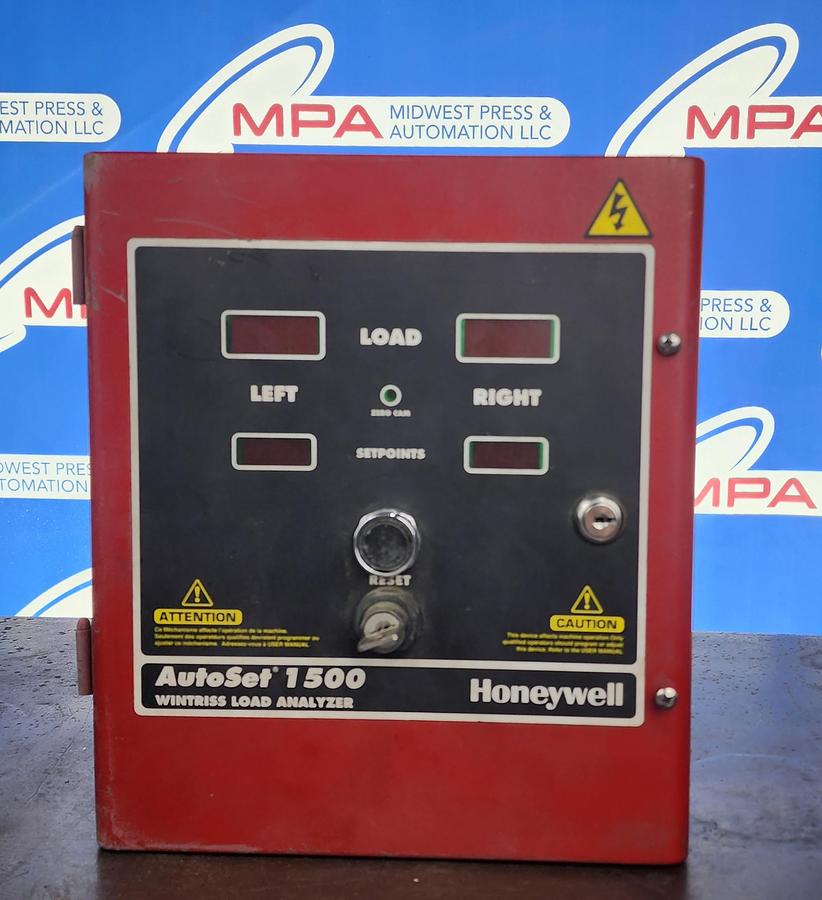 Used Wintriss C50755 Autoset 1500 Display Board and Door Only