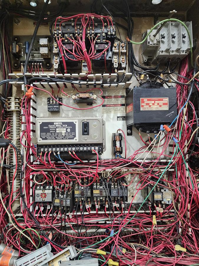 Used MINSTER MODEL #6 O.B.I. FLYWHEEL GAP FRAME PRESS