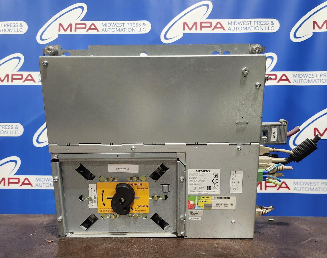 Used Siemens 6FC5210-0DF22-2AA0 Sinumerik PCU 50