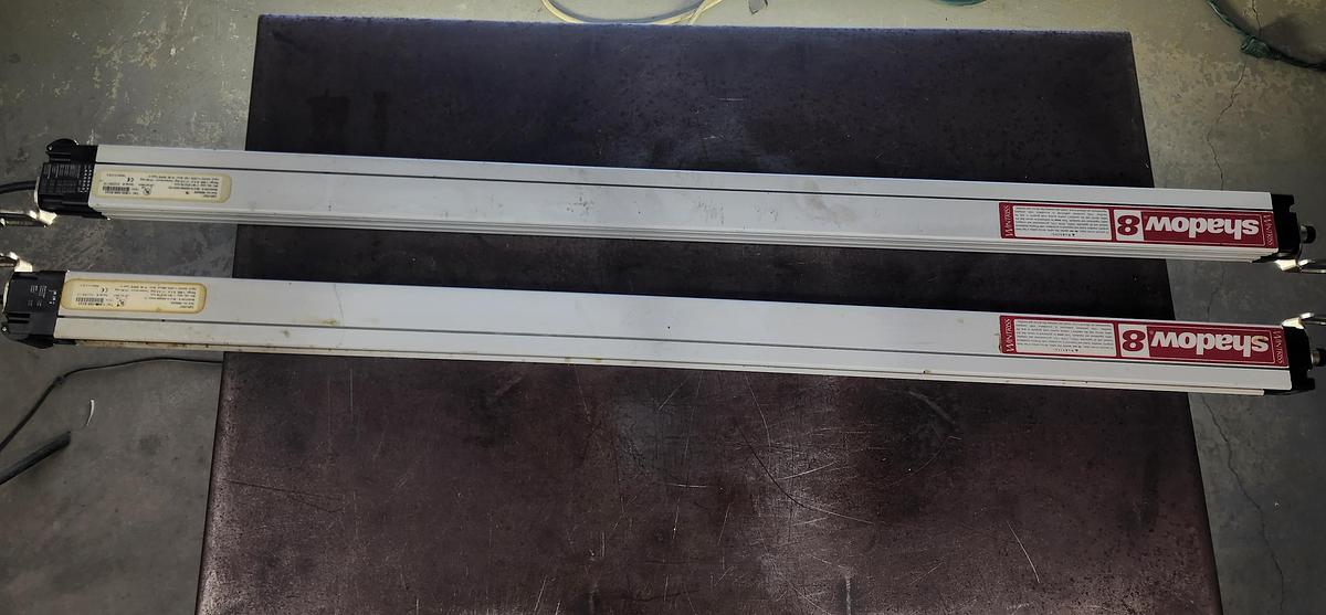 Used Wintriss 9685206 36.2"Shadow 8 Rx and Tx Light Curtain Set