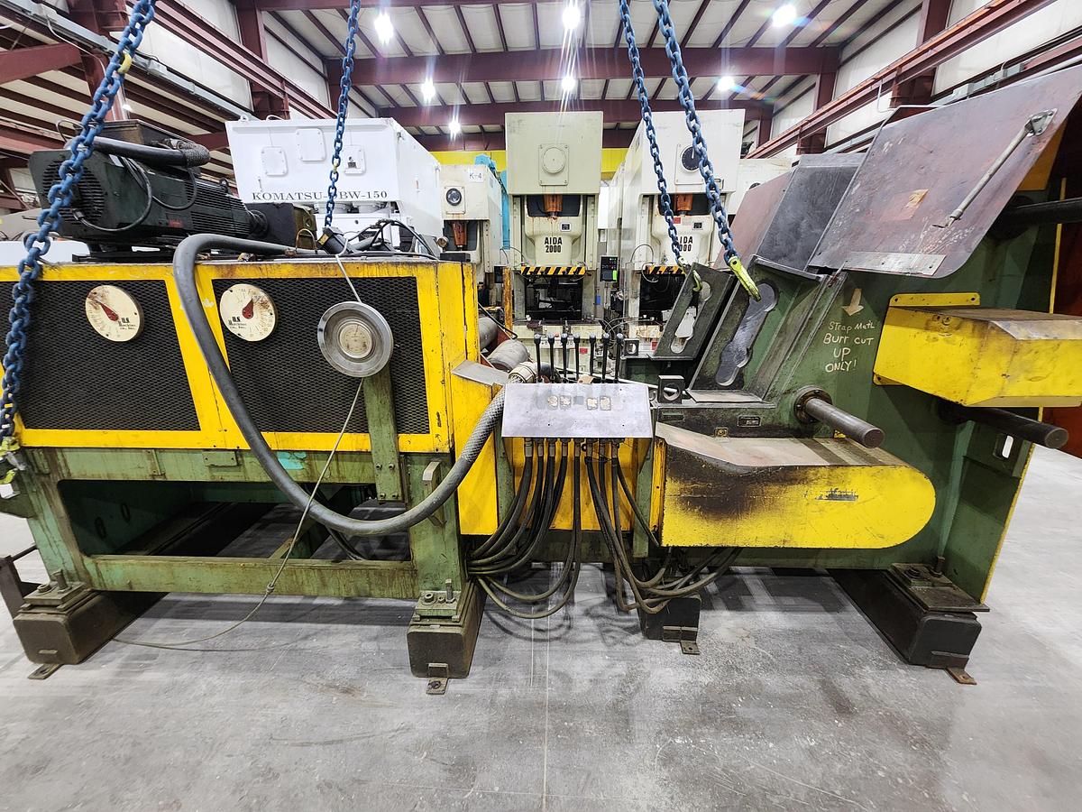 Used 30" x 30,000 LB US MACHINE CRADLE LINE