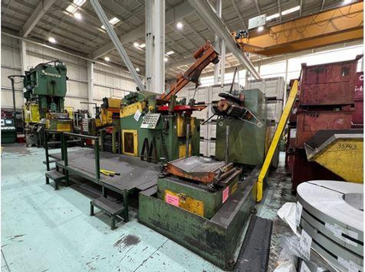 Used 20,000 LB x 24" x 1.65" DALLAS SERVO FEED LINE