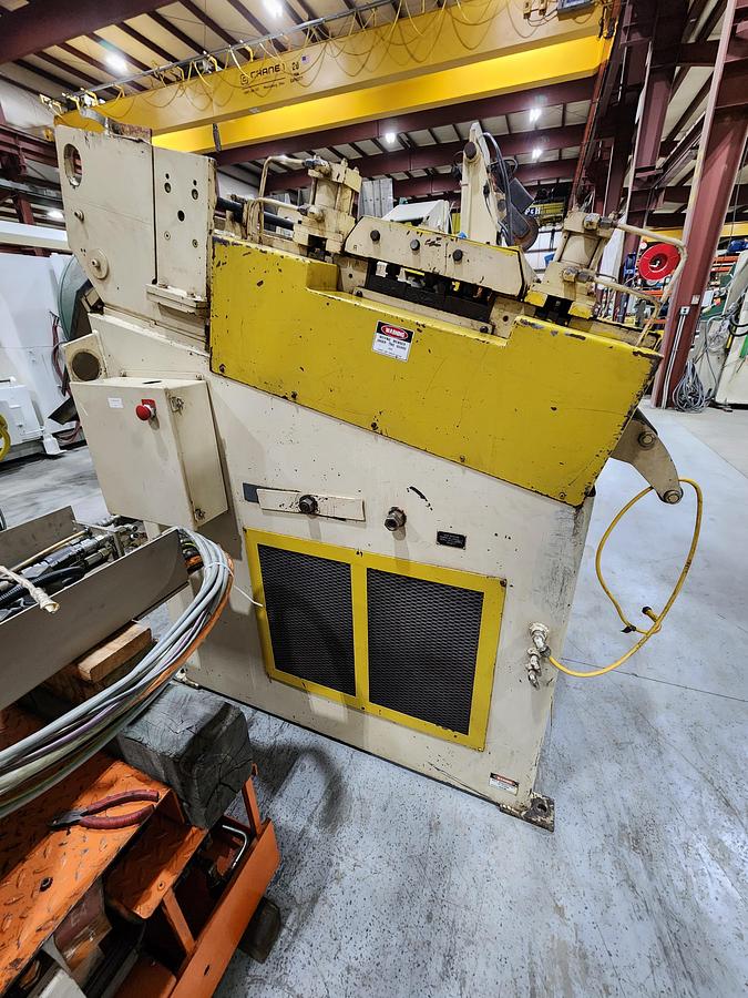 Used 15,000 LB x 30" WIDE PERFECTO COMPLETE COIL FEED LINE