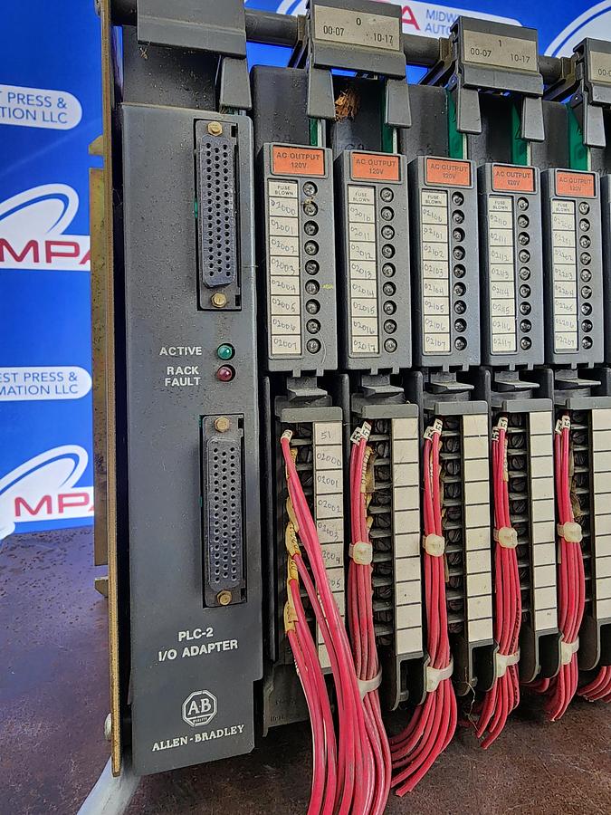 Used Allen-Bradley Bulletin 1771 16 Slot I/O Chassis w modules