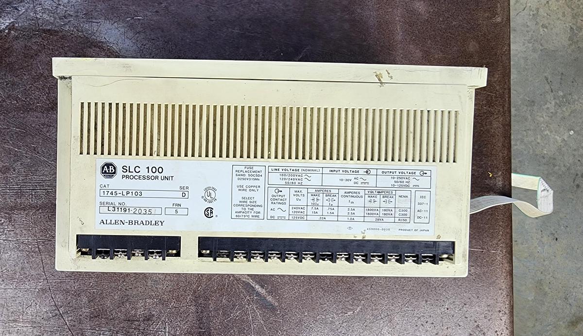 Used Allen-Bradley 1745-LP103 SLC 100 Processor Unit