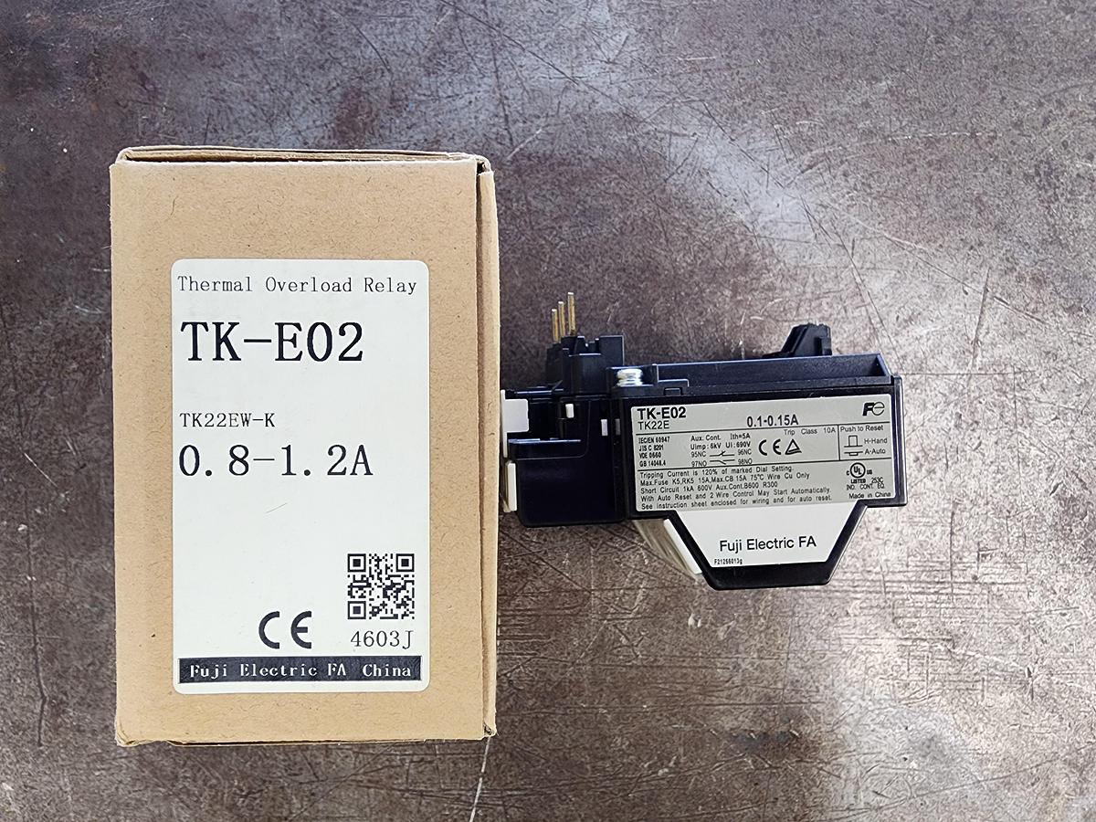 Fuji Electric TK-E02 TK22E 0.1-0.15A Thermal Overload Relay